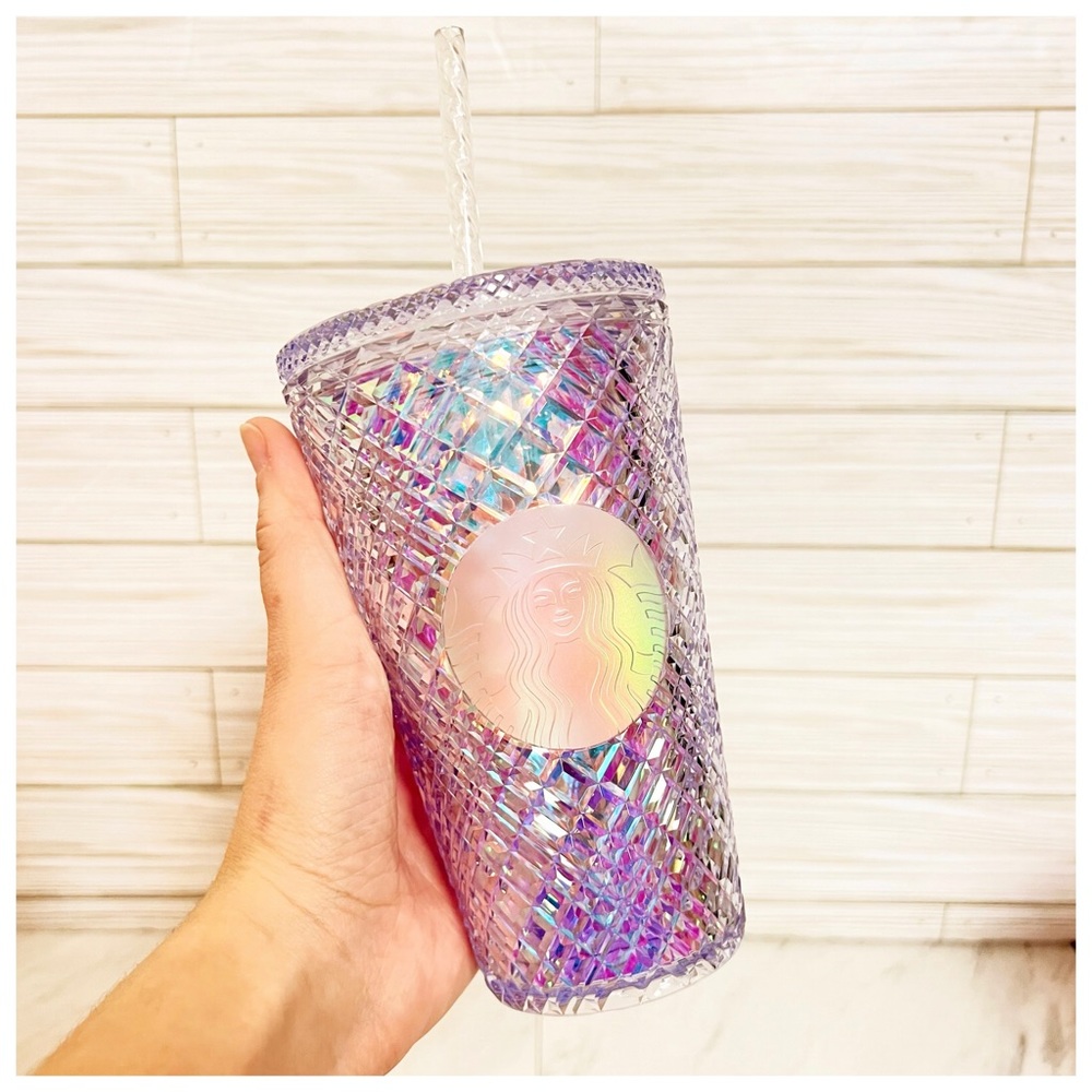 Starbucks Iridescent Mermaid Scale 2022 Grande Tumbler Cold Cup w/ Straw, 16 oz